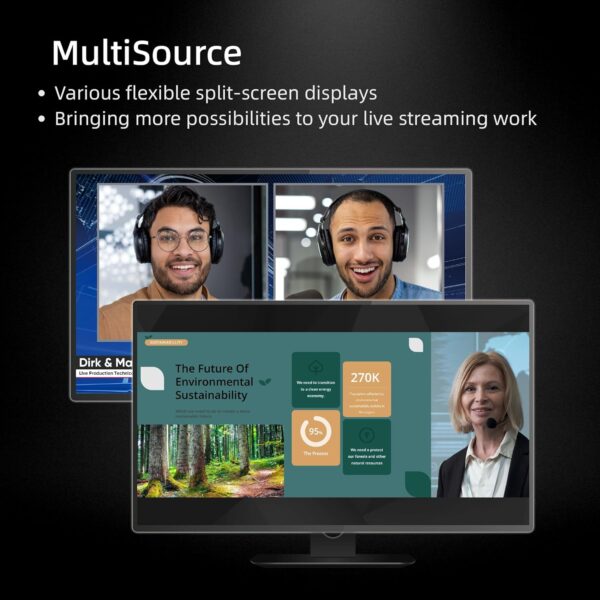 OSEE Gostream Deck Switcher & Live Broadcast Mixer All-in-One Professional Streaming Solution - Image 8