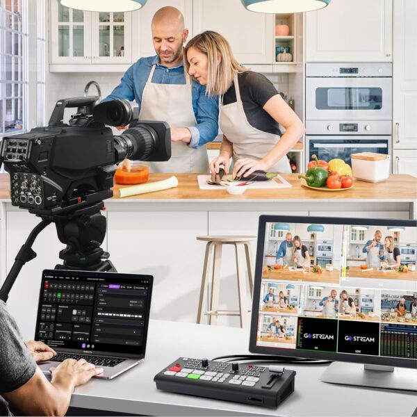 OSEE Gostream Deck Switcher & Live Broadcast Mixer All-in-One Professional Streaming Solution - Image 4